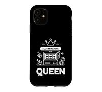 Custodia per iPhone 11 Slot machine Queen Casino Gambler Jackpot