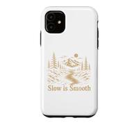Custodia per iPhone 11 Slow Is Smooth Escursioni in montagna Foresta Laghi Natura