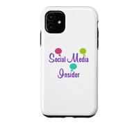 Custodia per iPhone 11 Social Media Insider Playful Tech & Marketing Tipografia