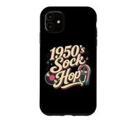 Custodia per iPhone 11 Sock Hop Jukebox Dance anni '50