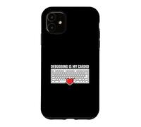Custodia per iPhone 11 Software Developer Programmer Debugging Is My Cardio
