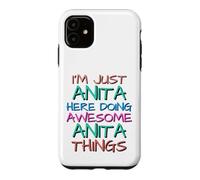 Custodia per iPhone 11 Solo Anita Fare Impressionante Anita Cose Divertente