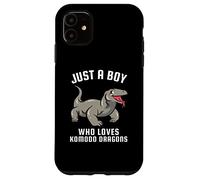 Custodia per iPhone 11 Solo un ragazzo che ama i draghi di Komodo