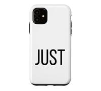 Custodia per iPhone 11 Solo una parola aggettivo semplice costume di Halloween