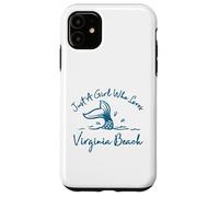 Custodia per iPhone 11 Solo una ragazza che ama la coda di pesce sirena di Virginia Beach