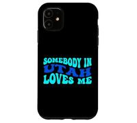 Custodia per iPhone 11 Somebody in Utah Loves Me Modern Boho Vibe