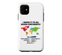 Custodia per iPhone 11 Sono arrivato in tutti e sette i Continenti