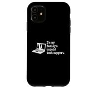 Custodia per iPhone 11 Sono il programmatore Y2K del programmatore di supporto tecnico non pagato della mia famiglia