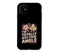 Custodia per iPhone 11 Sono totalmente nel tuo angolo Carino Matematica Geometria Gioco di parole