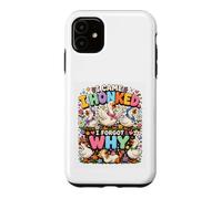 Custodia per iPhone 11 Sono venuto, ho suonato il clacson, ho dimenticato perché Funny Goose Humor Pond
