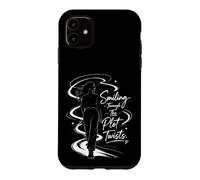 Custodia per iPhone 11 Sorridere tra le Trame - Empowerment per Donne
