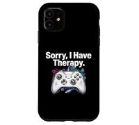Custodia per iPhone 11 Sorry I Have Therapy Controller per console per videogiochi