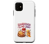 Custodia per iPhone 11 Sourdough Is My Jam Funny Baking for Women Bakers Moms