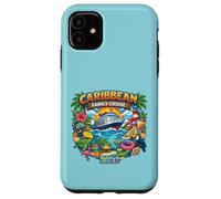 Custodia per iPhone 11 Souvenir avventura tropicale con crociera in famiglia ai Caraibi 2026