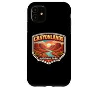 Custodia per iPhone 11 Souvenir del Parco Nazionale delle Canyonlands Utah Memorabilia Escursionista