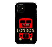 Custodia per iPhone 11 Souvenir di Londra - Autista di autobus a due piani di Londra