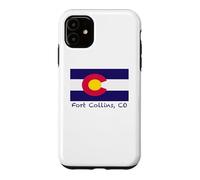 Custodia per iPhone 11 Souvenir USA Bandiera del Colorado di Fort Collins