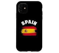 Custodia per iPhone 11 Spain Spanish Barcelona Flag Madrid Country Espana