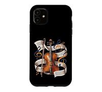 Custodia per iPhone 11 Spartito Violino Orchestra Classica