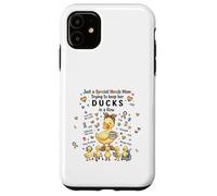 Custodia per iPhone 11 Special Needs Mom Autism Caregivers Cute Mama Duck
