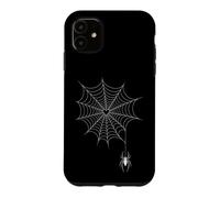 Custodia per iPhone 11 Spooky Halloween Costume Heart Love Spider Web for Men Women