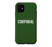 Custodia per iPhone 11 Stampa frontale ufficiale delle forze armate grado caporale