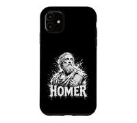 Custodia per iPhone 11 Statua classica del poeta epico greco antico di Omero