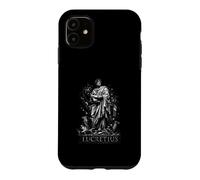 Custodia per iPhone 11 Statua epicurea del filosofo romano di Lucrezio