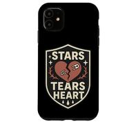 Custodia per iPhone 11 Stelle Lacrime Cuore