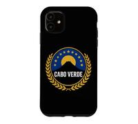 Custodia per iPhone 11 Stemma del patrimonio dell'isola degli squali blu di Capo Verde