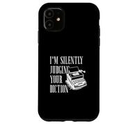 Custodia per iPhone 11 Sto giudicando silenziosamente la tua dizione Stenografia Reporter del tribunale