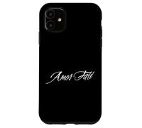 Custodia per iPhone 11 Stoicismo Motto Amor Fati Abbraccia il tuo destino