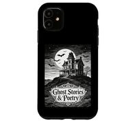Custodia per iPhone 11 Storie di fantasmi e poesia casa infestata pipistrelli Poeta gotico