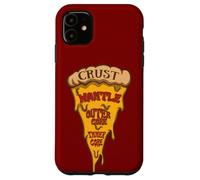 Custodia per iPhone 11 Strati di geografia della terra su una fetta di pizza per imparare la geologia