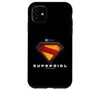 Custodia per iPhone 11 Supergirl 2026 Full Color Shield Name Under Shield