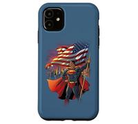 Custodia per iPhone 11 Superman American Hero