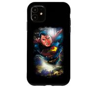 Custodia per iPhone 11 Superman In the Sky Character