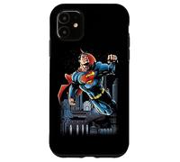 Custodia per iPhone 11 Superman Night Fight