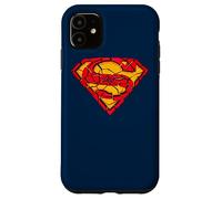 Custodia per iPhone 11 Superman Shattered Shield Logo