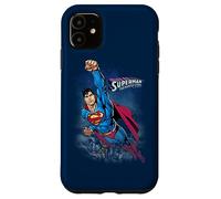 Custodia per iPhone 11 Superman Twilight Flight