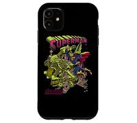 Custodia per iPhone 11 Superman Versus Metallo Blacklight