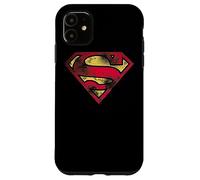 Custodia per iPhone 11 Superman War Torn Logo Shield
