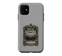 Custodia per iPhone 11 Supponiamo che cosa vogliono supporre la tipografia retrò audace