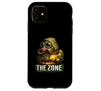Custodia per iPhone 11 Survival Duck Maschera antigas Graphic Post Apocalyptic Gaming