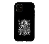 Custodia per iPhone 11 Surya Occhio Del Sole Vedico Indù Sole Dio
