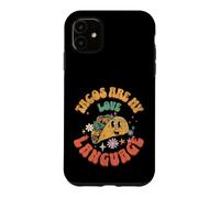 Custodia per iPhone 11 Tacos Are My Love Language Cibo messicano Taco Lover Outfit
