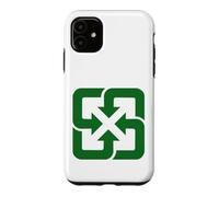 Custodia per iPhone 11 Taiwan Riciclaggio Logo Giornata della Terra Riciclare Ambiente Ecologia