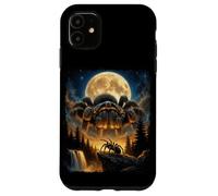 Custodia per iPhone 11 Tarantola Gigante Luna Dark Fantasy Ragno Grafica