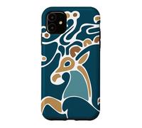 Custodia per iPhone 11 Tatuaggio Esoterico Siberian Ice Prince Princess Deer