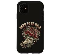 Custodia per iPhone 11 Tatuaggio Gotico Di Rose